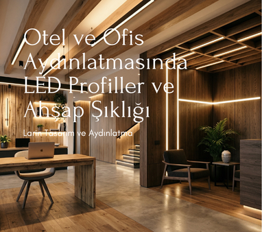 Otel ve Ofis Aydınlatmasında LED Profiller ve Ahşap Şıklığı