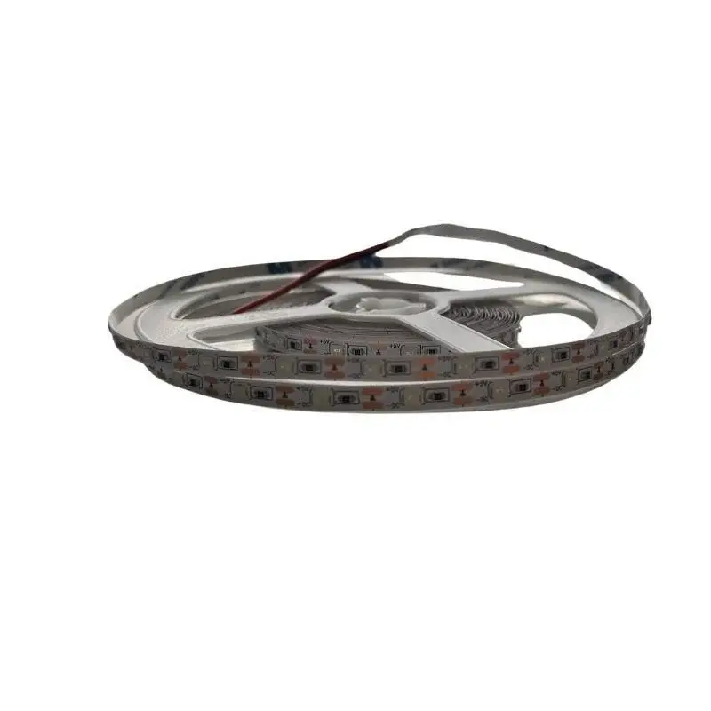 5V 2835 5mm 60 LED/m IP20 İç Mekan Kırmızı Şerit LED 5mt