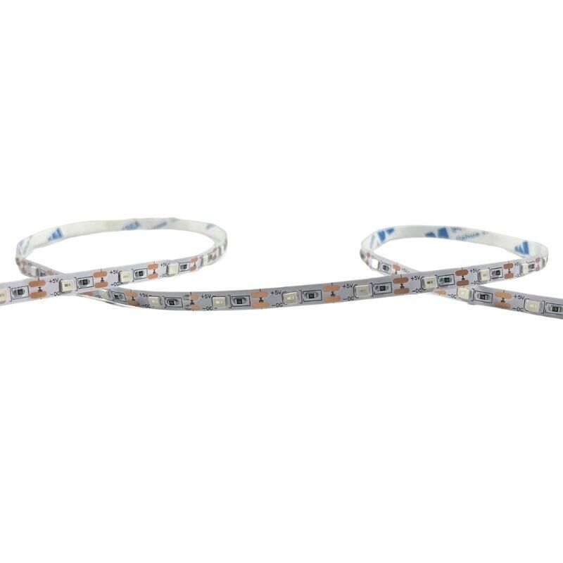 5V 2835 5mm 60 LED/m IP20 İç Mekan Mavi Şerit LED 5mt