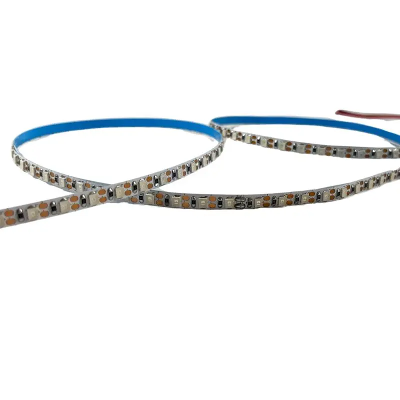 5V Şerit LED 2835 Amber Renk – 120 LED/m – 5 mm – IP20 (İç Mekan) 5mt