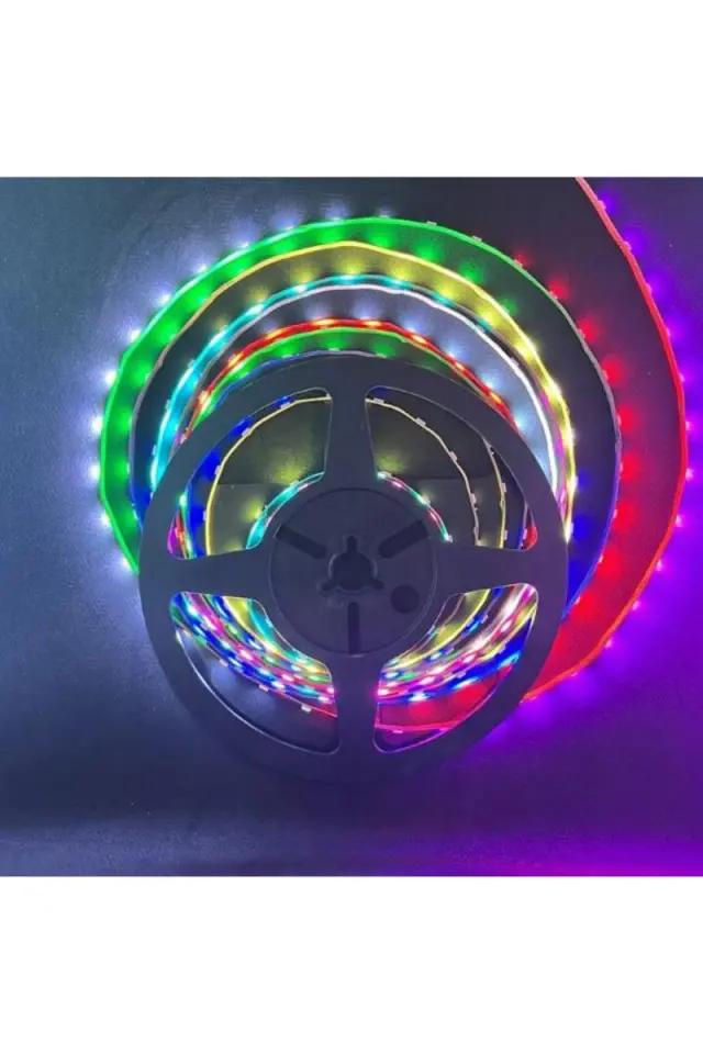 5 Volt 5MM 90 Ledli RGB 3535 Şerit Led – 5 Metre