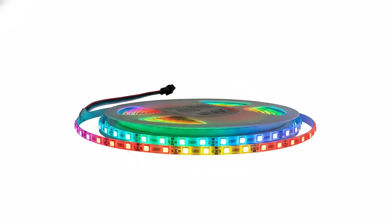 5V 5MM WS2812B RGB Pixel COB Şerit Led – 160 LED / Metre – IP20 5mt
