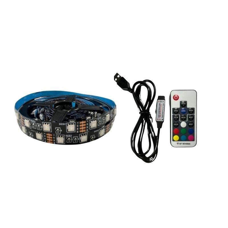 Televizyon & Monitör Arkası RF Kumandalı RGB Şerit LED – 5 Metre (60 LED/m)