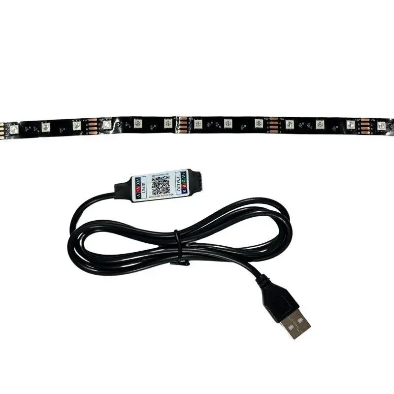 Telefon Kontrollü Bluetooth RGB Şerit LED – TV & Monitör Arkası (1 Metre / 60 LED/m)