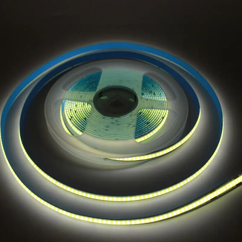 12V 8MM Esnek COB Şerit LED Beyaz Işık 320 LED/m IP20 – 5 Metre