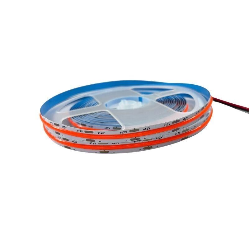12V 8MM Esnek COB Şerit LED Kırmızı 320 LED/m IP20 – 5 Metre
