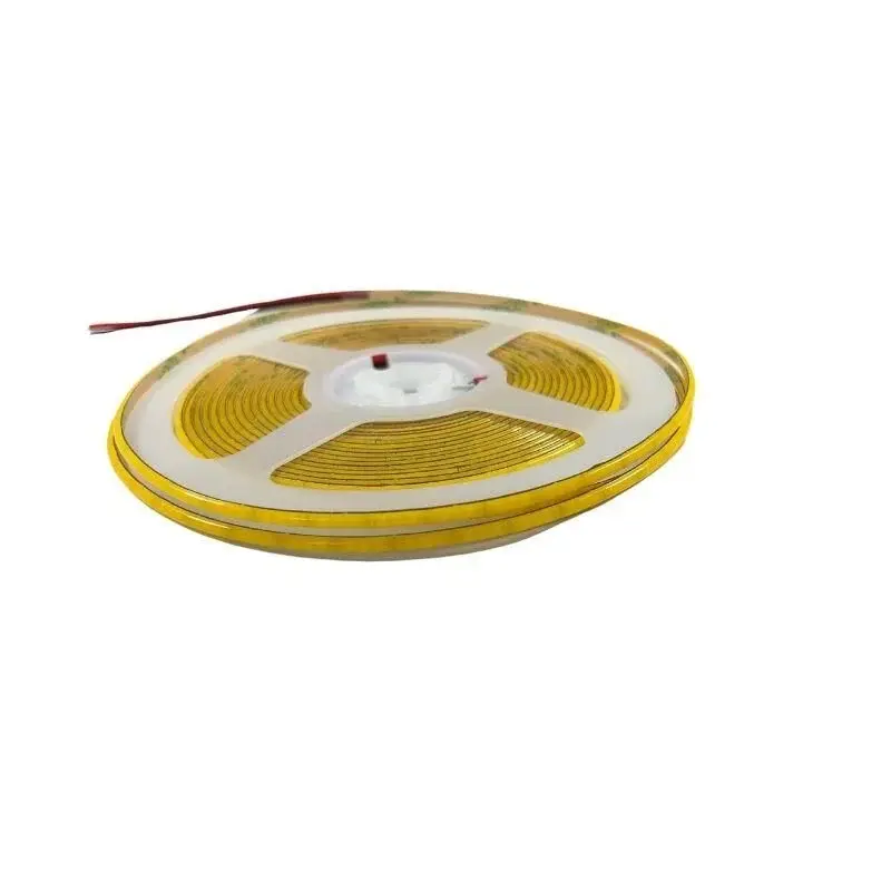 12V 3MM İnce Esnek COB Şerit LED Naturel Beyaz 4000–4500K | 400 LED/m IP20 – 5 Metre