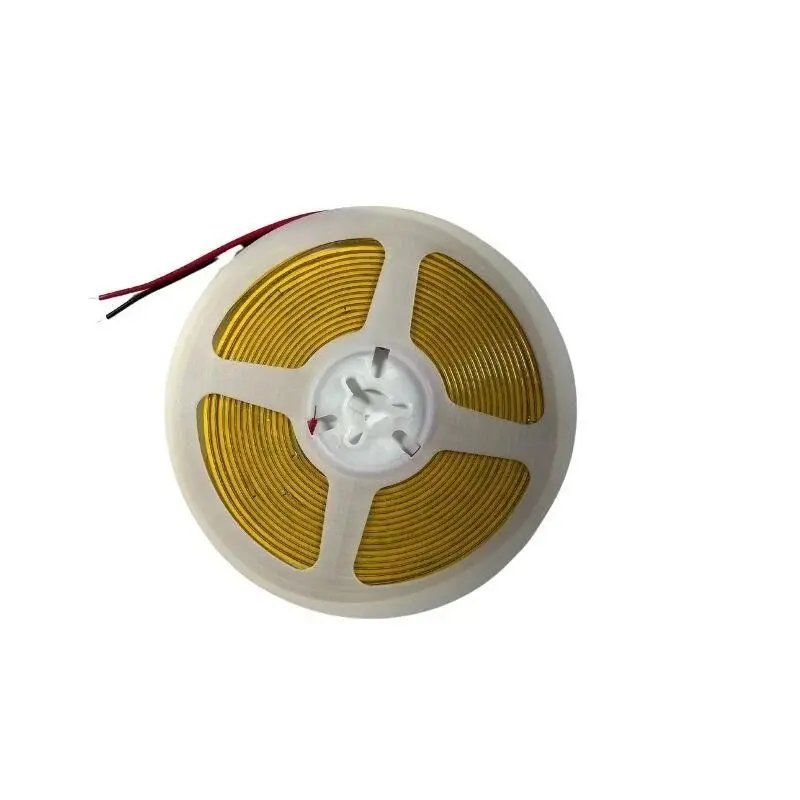 12V 3MM İnce Esnek COB Şerit LED Naturel Beyaz 4000–4500K | 400 LED/m IP20 – 5 Metre