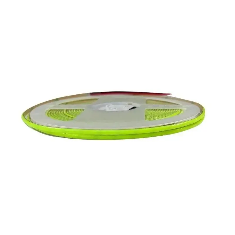 12V 3MM Ultra İnce Esnek COB Şerit LED Yeşil Işık 400 LED/m IP20 – 5 Metre