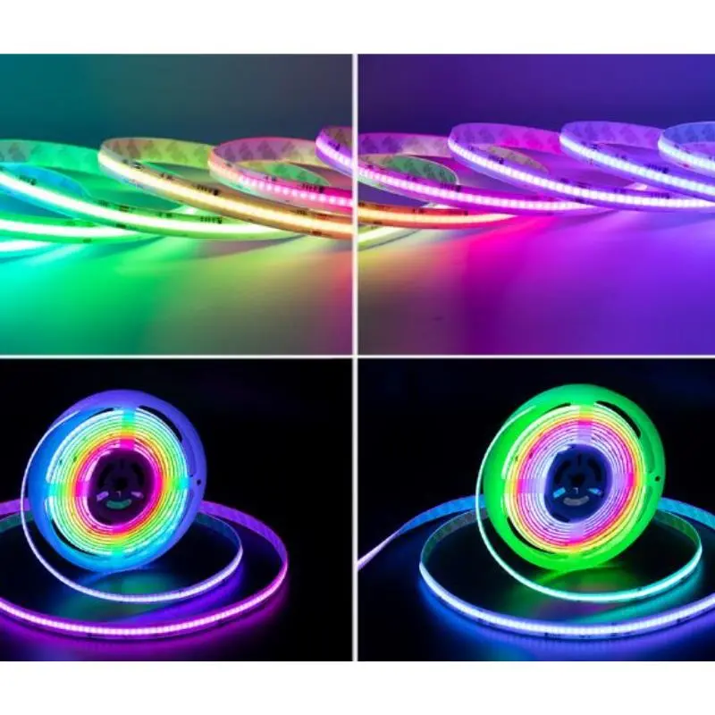 12V COB RGB Şerit Led 768 Led 10mm