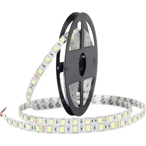 12V 3 Çipli 5050 Beyaz Şerit LED IP20 – Metrede 60 LED | 5 Metre
