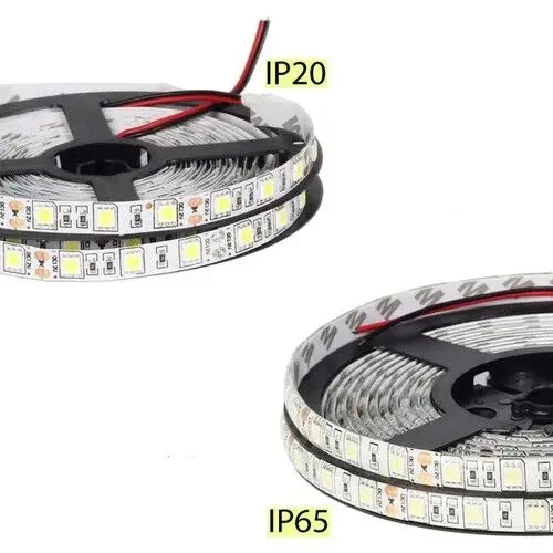 12V 3 Çipli 5050 Beyaz Şerit LED IP20 – Metrede 60 LED | 5 Metre