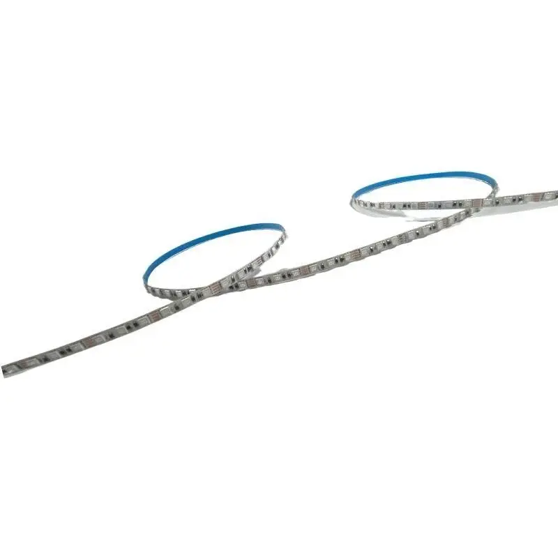 12V 5mm 120 Ledli RGB Şerit Led İnce PCB Li Şerit Led 5 Metre