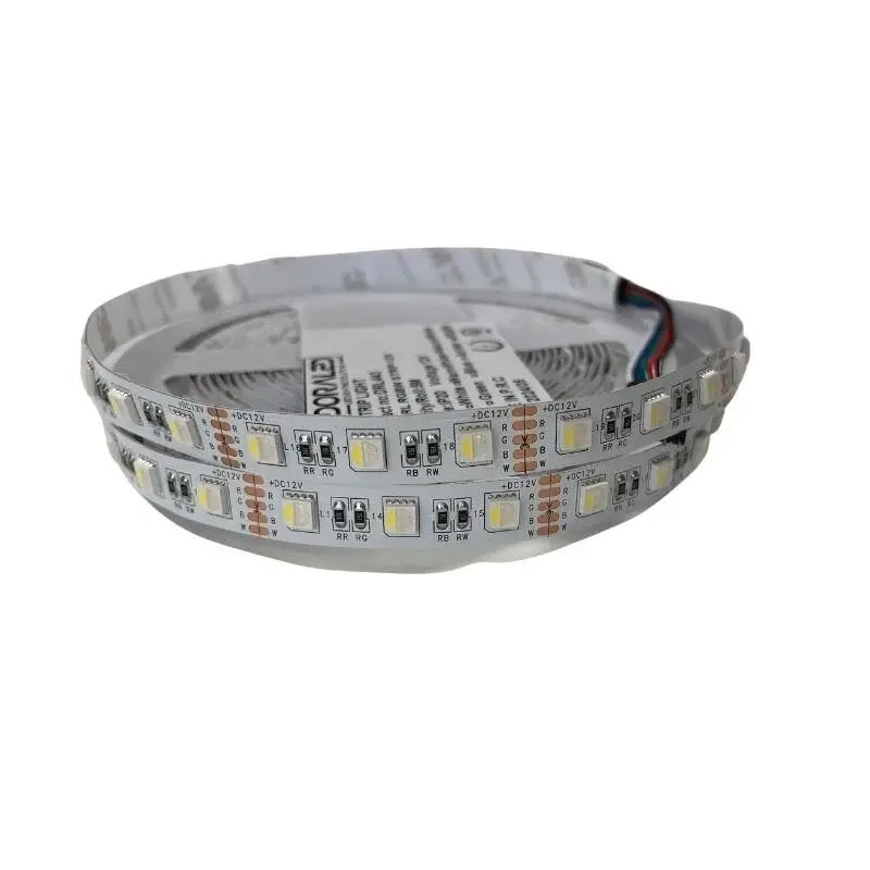 RGBWW Şerit Led RGB + Beyaz 5050 IP20 60 Led/M 12V (5 Metre)