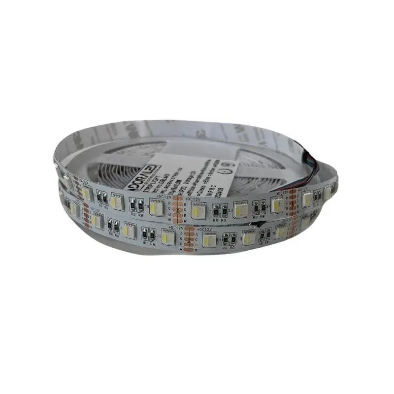RGBWW Şerit Led RGB + Beyaz 5050 IP20 60 Led/M 12V (5 Metre)
