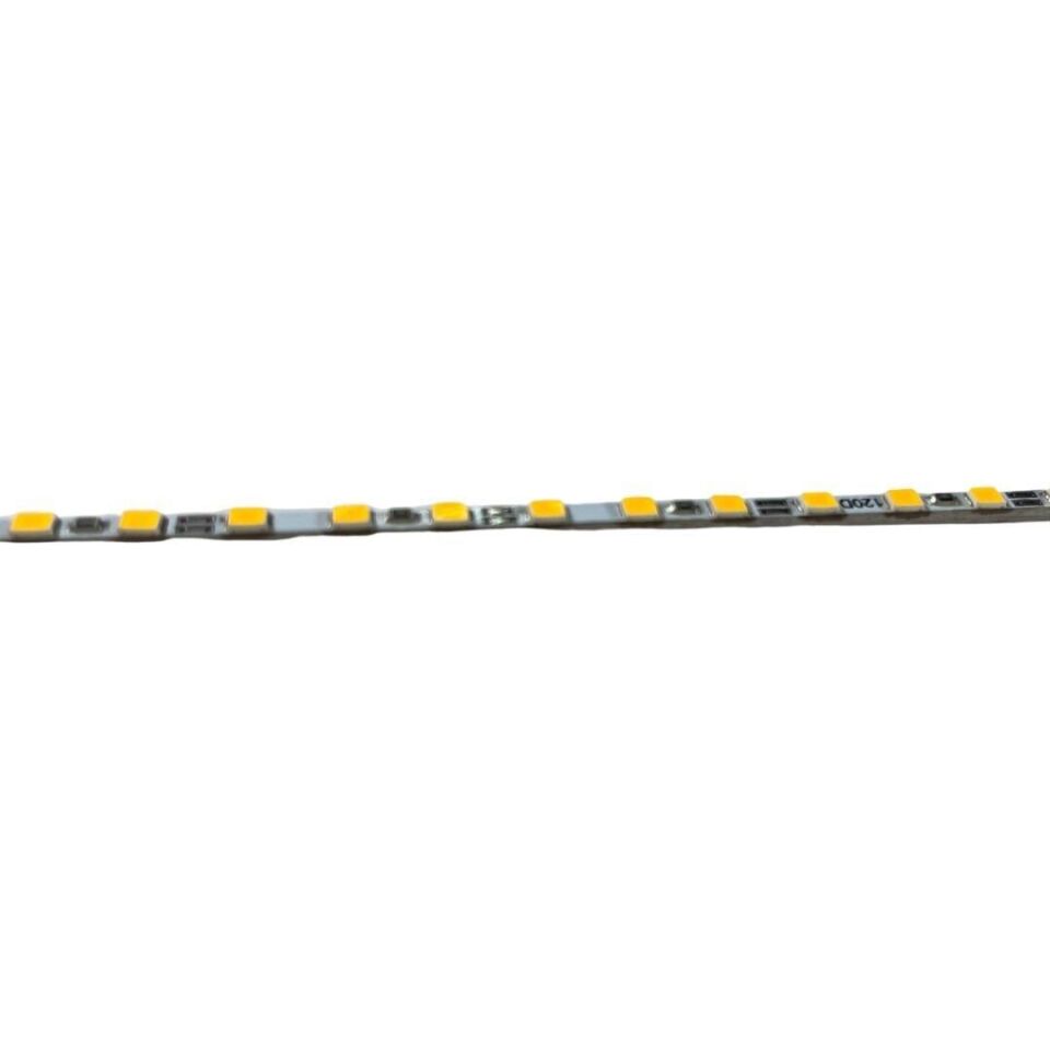 4mm 12V Alüminyum Çubuk Led Bar Amber 120 LED 100cm