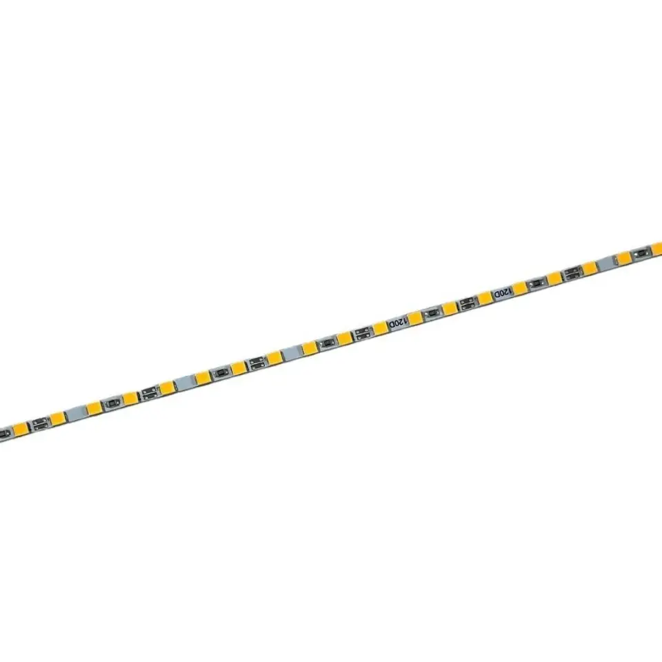 4mm 12V Alüminyum Çubuk Led Bar Amber 120 LED 100cm