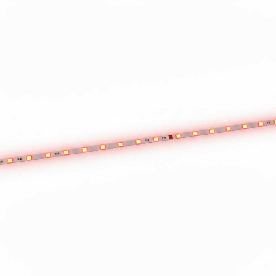 4mm 12V Alüminyum Çubuk Led Bar Kırmızı 120 LED – 100 cm