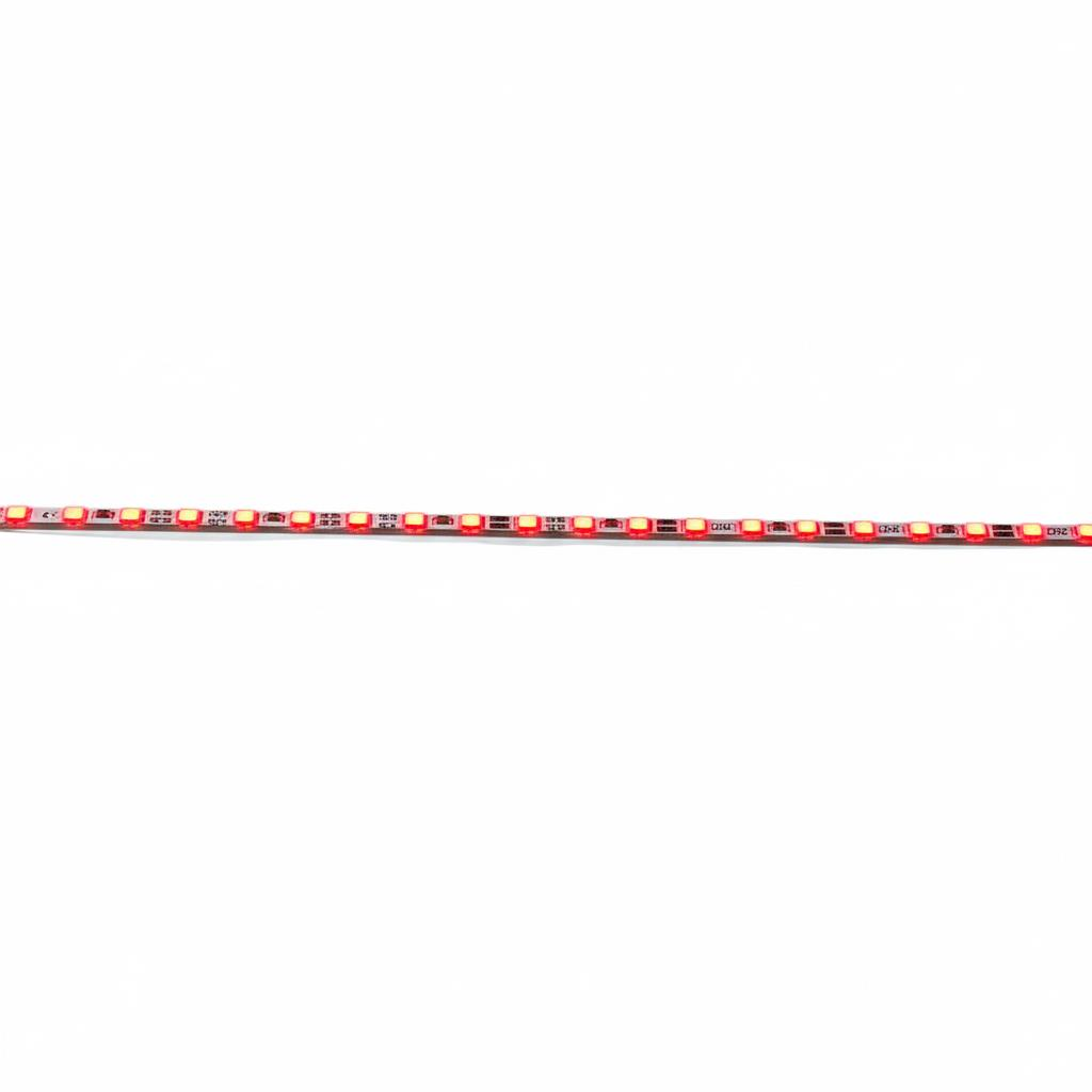 4mm 12V Alüminyum Çubuk Led Bar Kırmızı 120 LED – 100 cm