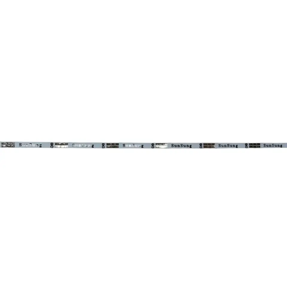 4mm 12V Alüminyum Çubuk Led Bar Mavi – 120 LED – 100 cm