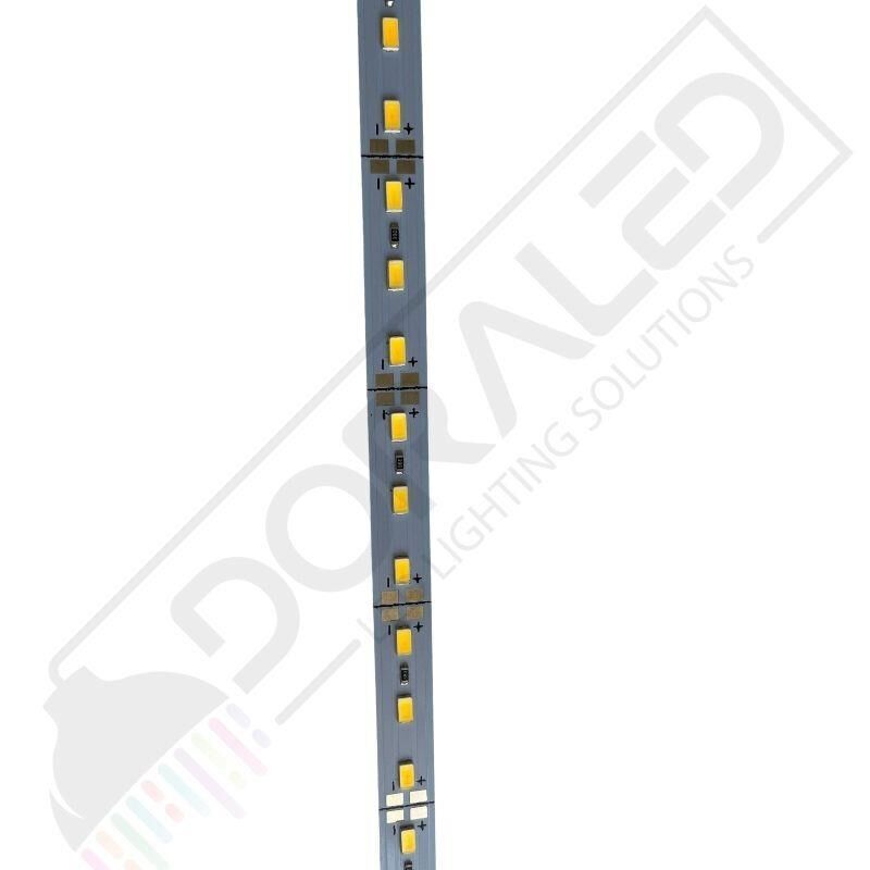 12 Volt Bantlı 5730 Ledli Led Bar Alüminyum Çubuk Led 72 Led Mavi 100cm