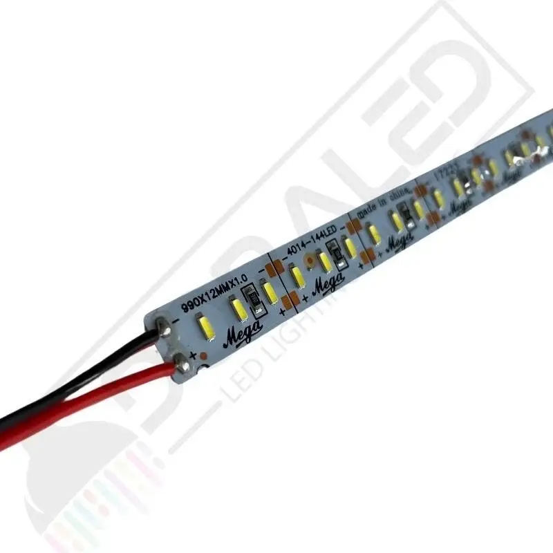 12 Volt 4014 LED Bar – 144 Sık LED Alüminyum Çubuk Led Beyaz 6000-6500K 100cm