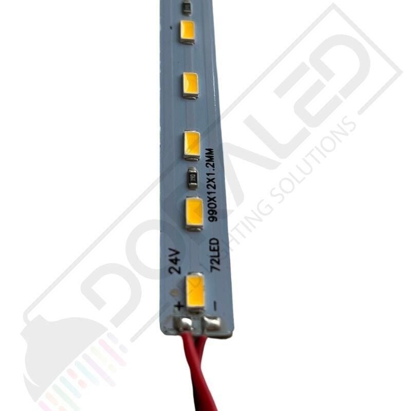 24 Volt BANTLI 5730 24 V Led Bar Alüminyum Çubuk Led 72 Ledli Günışığı 3000-3200K 100cm 24V