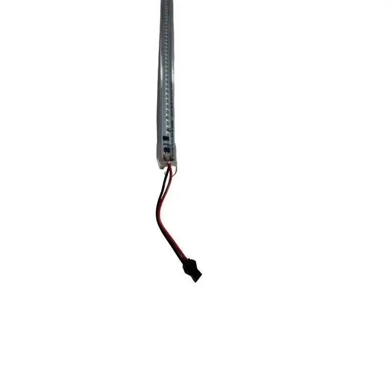 220 Volt 4014 Çubuk Led 1M Kasalı Dim Edilebilir Bar Led 220V Gün Işıgı 3000-3200K -Şeffaf Cam
