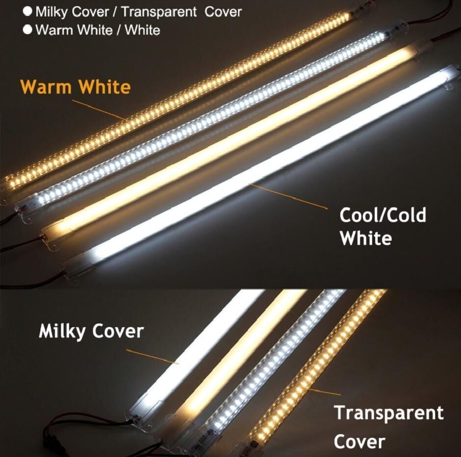 220 Volt 4014 Çubuk Led 1 Metre – Kasalı – Dim Edilebilir – 6000-6500K Beyaz – Opak Cam