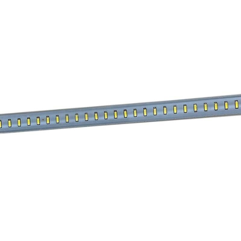 220 Volt 4014 Çubuk Led Beyaz 6000-6500K -Şeffaf Cam 50 CM Kasalı Dim Edilebilir Bar Led 220v