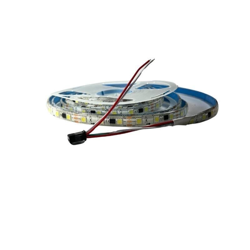 WS2811 Beyaz Pixel Şerit Led 12 Volt IP65 Dış Mekan 5 Metre