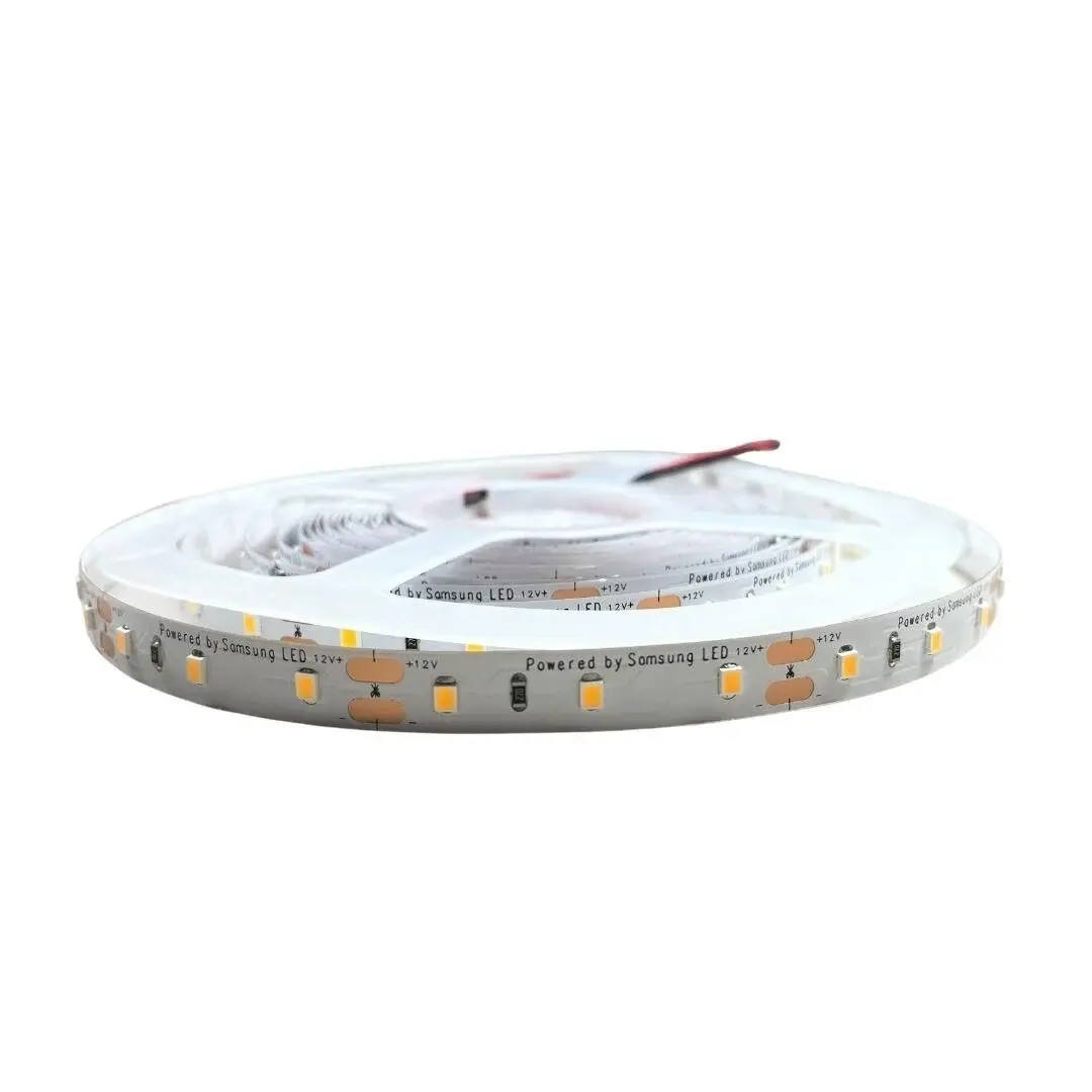 SAMSUNG ŞERİT LED SAMSUNG 60 LEDLİ 2835 SMD 2700K ŞERİT LED 12V 14.4W IP20