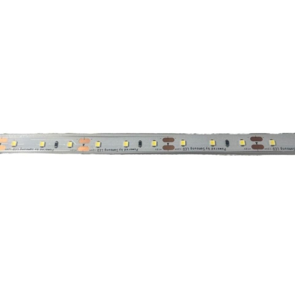 SAMSUNG 2835 SMD Şerit LED 12V 60 LED/m – 6500K Beyaz – 14.4W – IP67 Silikonlu