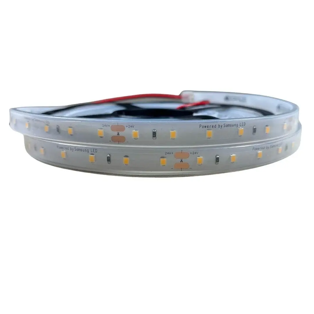 SAMSUNG 2835 SMD ŞERİT LED – 60 LED/M – 3200K Gün Işığı – 24V – 14.4W – IP67