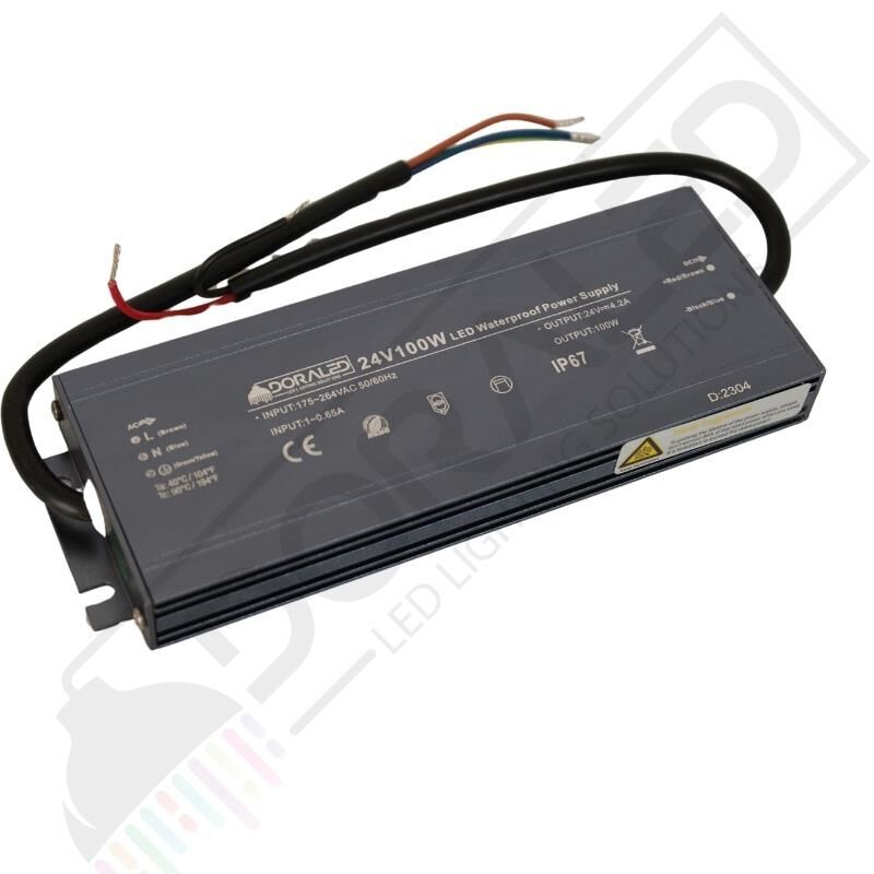 24 Volt 4.2 Amper IP67 Su Geçirmez Led Adaptör 100 Watt