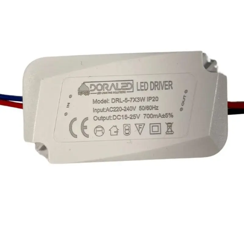 5-7x3W 700mA 15-25V Power LED Driver IP20