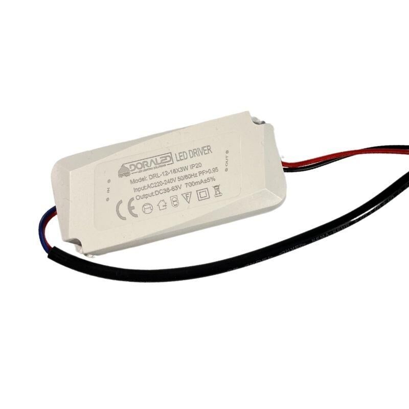 12-18x3W 700mA 36-63V Power LED Driver IP20