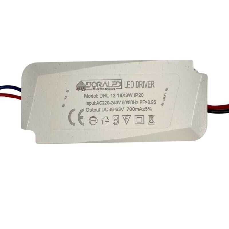 12-18x3W 700mA 36-63V Power LED Driver IP20