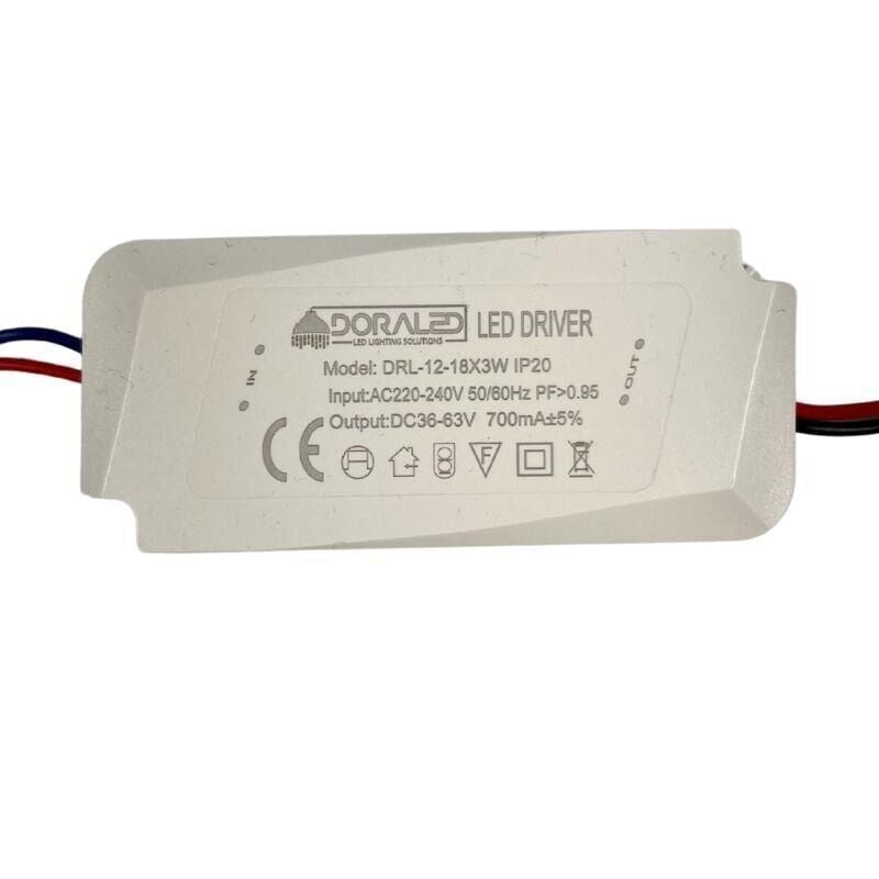 12-18x3W 700mA 36-63V Power LED Driver IP20