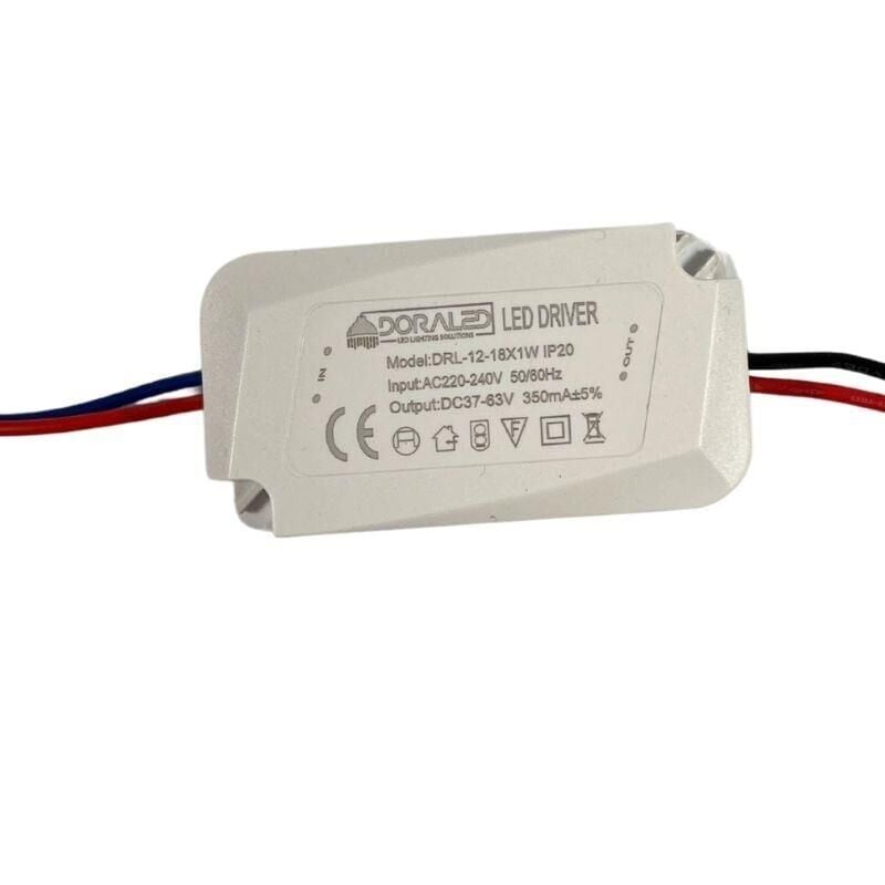 12-18x1W 350mA 37-63V Power LED Driver IP20