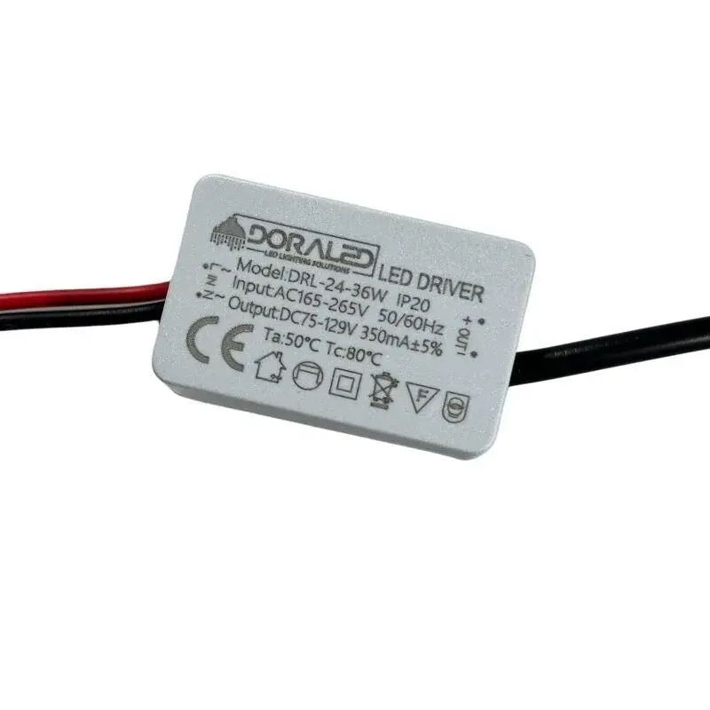 24-36x1W 350mA 70-130V Power LED Driver IP20