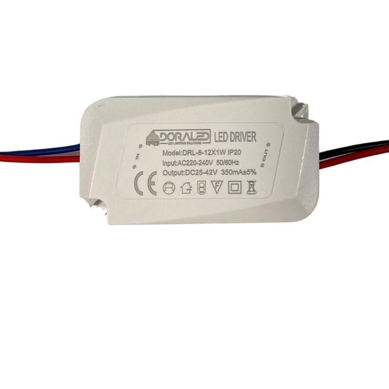 8-12x1W 350mA 25-42V Power LED Driver IP20