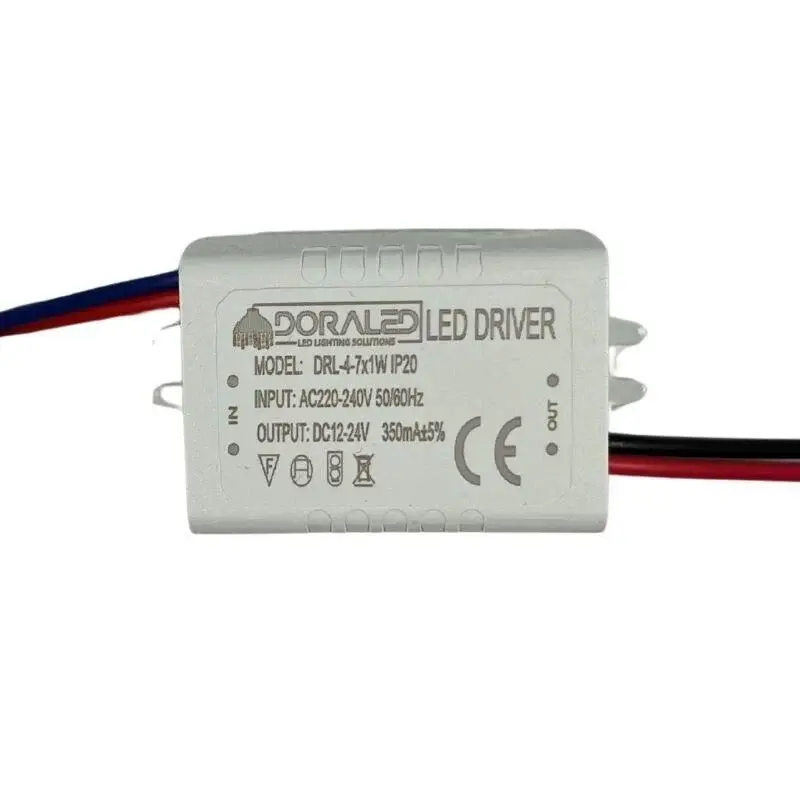4-7X1W 350Ma 12-24V Power Led Driver IP20 Power Led Sürücü