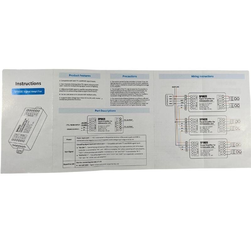 SP902E Pixel Sinyal Güçlendirici 5-24V