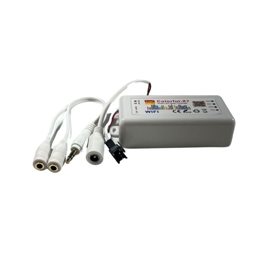 5-24V Zigbee - Tuya Destekli WiFi Kontrollü RGB-RGBW Pixel Led Kontrol Devresi Müzik Modlu