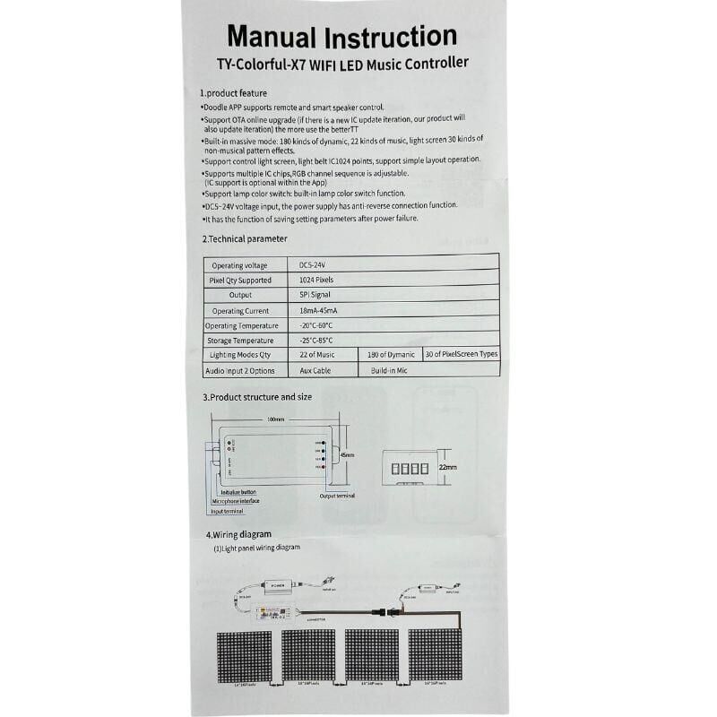 5-24V Zigbee - Tuya Destekli WiFi Kontrollü RGB-RGBW Pixel Led Kontrol Devresi Müzik Modlu