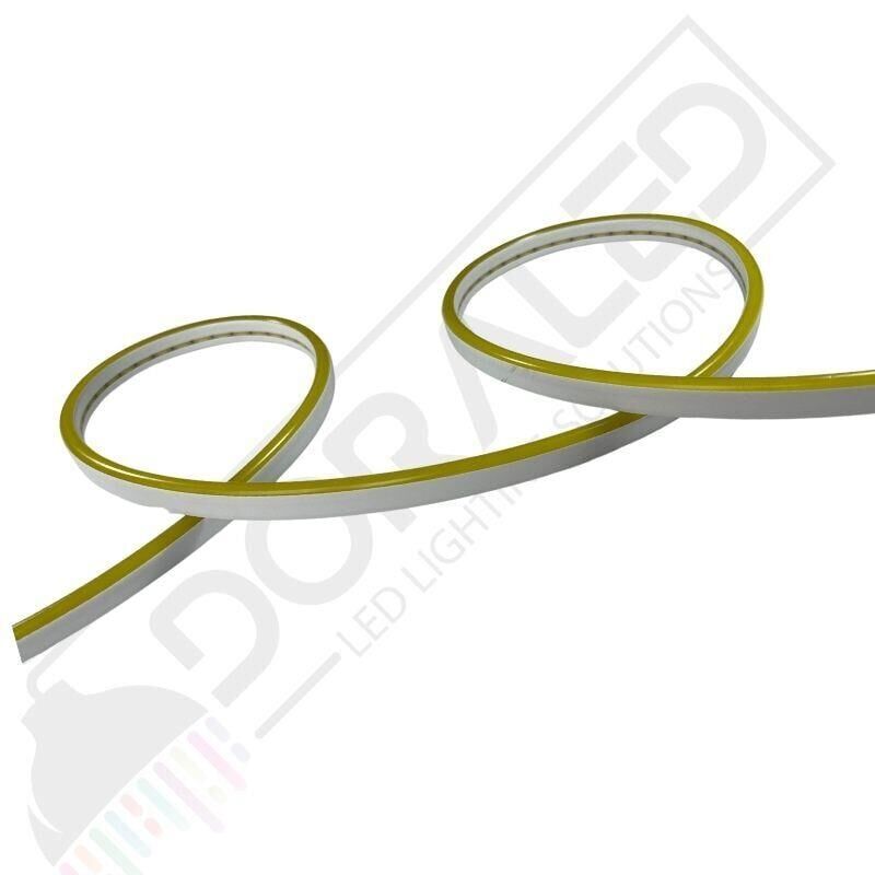 12 Volt 6x12mm Lemon Yellow Esnek Neon Led 5 Metre (2.5 cm'de Kesilebilir.)