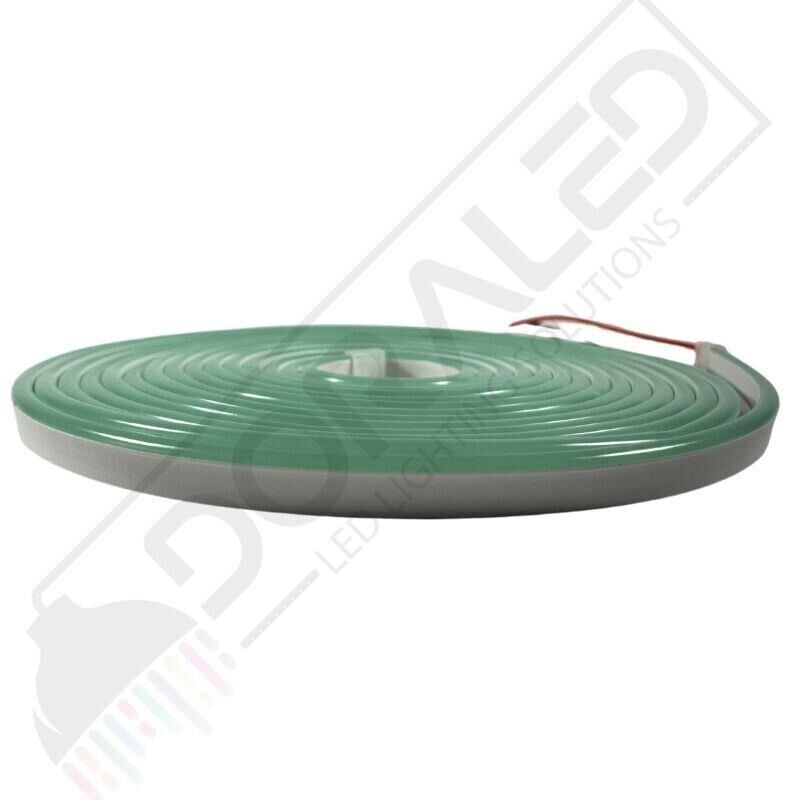 12 Volt 6x12mm Turkuaz Esnek Neon Led 5 Metre (2.5 cm'de Kesilebilir.)