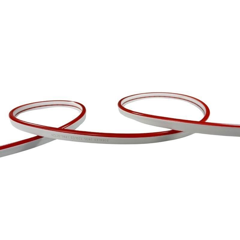 12 Volt 6x12mm Kırmızı Esnek Neon Led 5 Metre (2.5 cm'de Kesilebilir.)