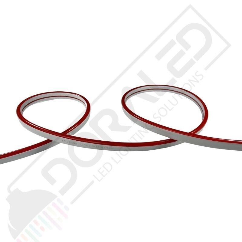12 Volt 6x12mm Kırmızı Esnek Neon Led 5 Metre (1 cm'de Kesilebilir.)